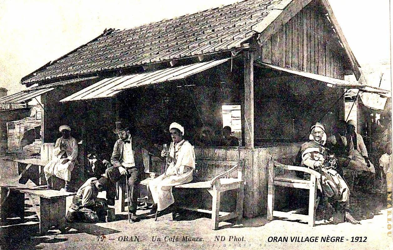 Oran - Village Negre - Cafe Maure - 1912.jpg